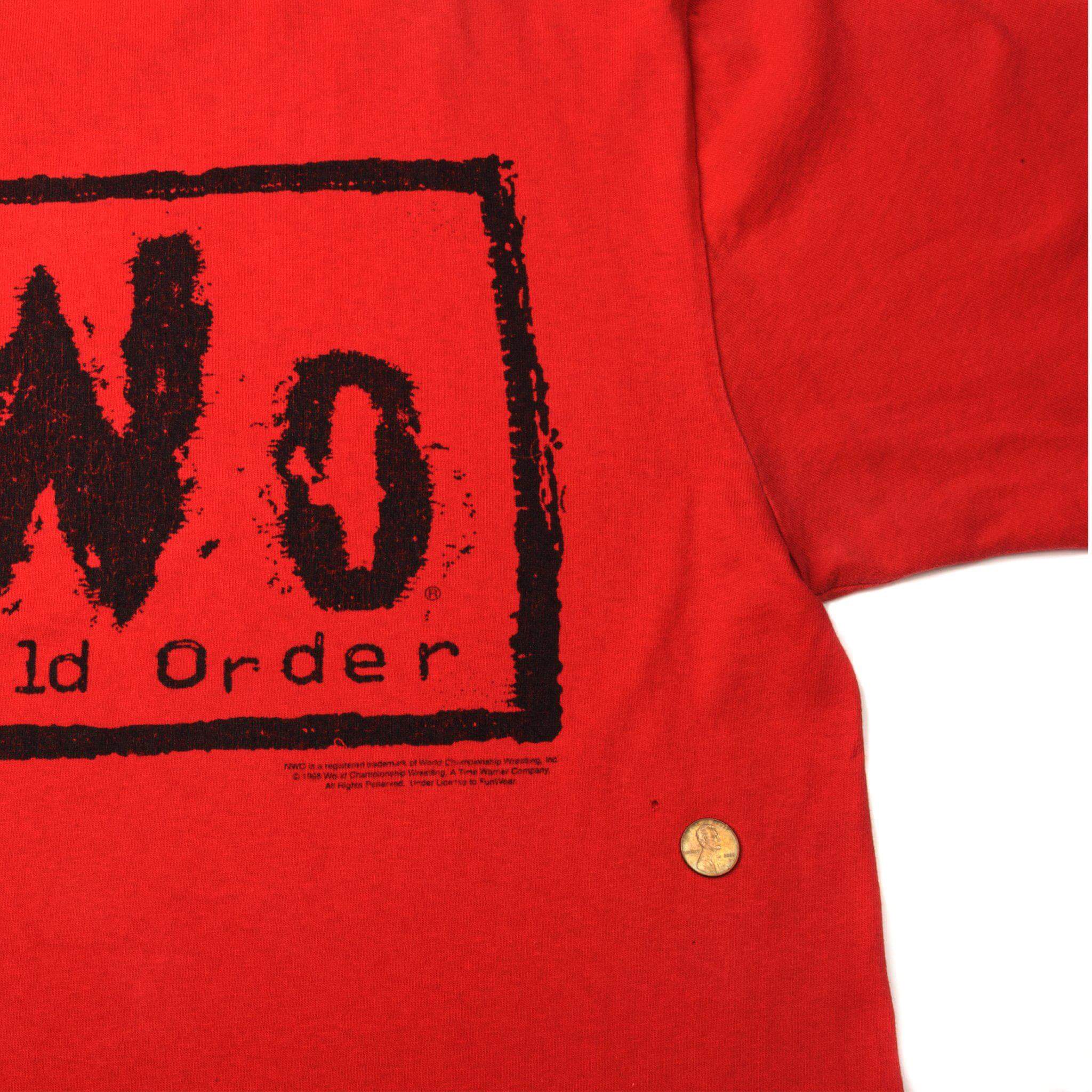 VINTAGE WRESTLING WCW NWO HALL and NASH TEE SHIRT 1998 SIZE LARGE