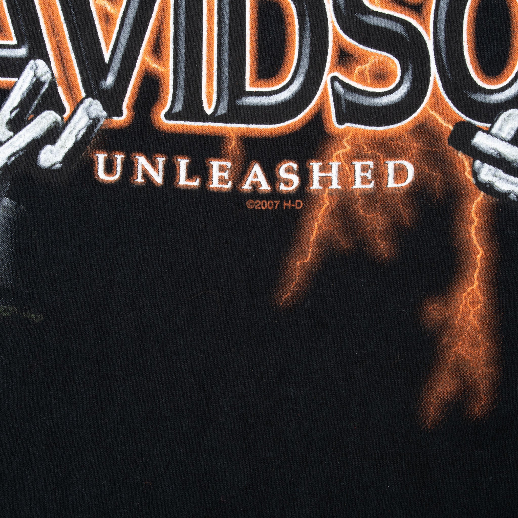 Vintage Harley Davidson Silverdale Washington 2007 Tank Top Tee Shirt With Single Stitch Sleeves Size XL Made In Usa