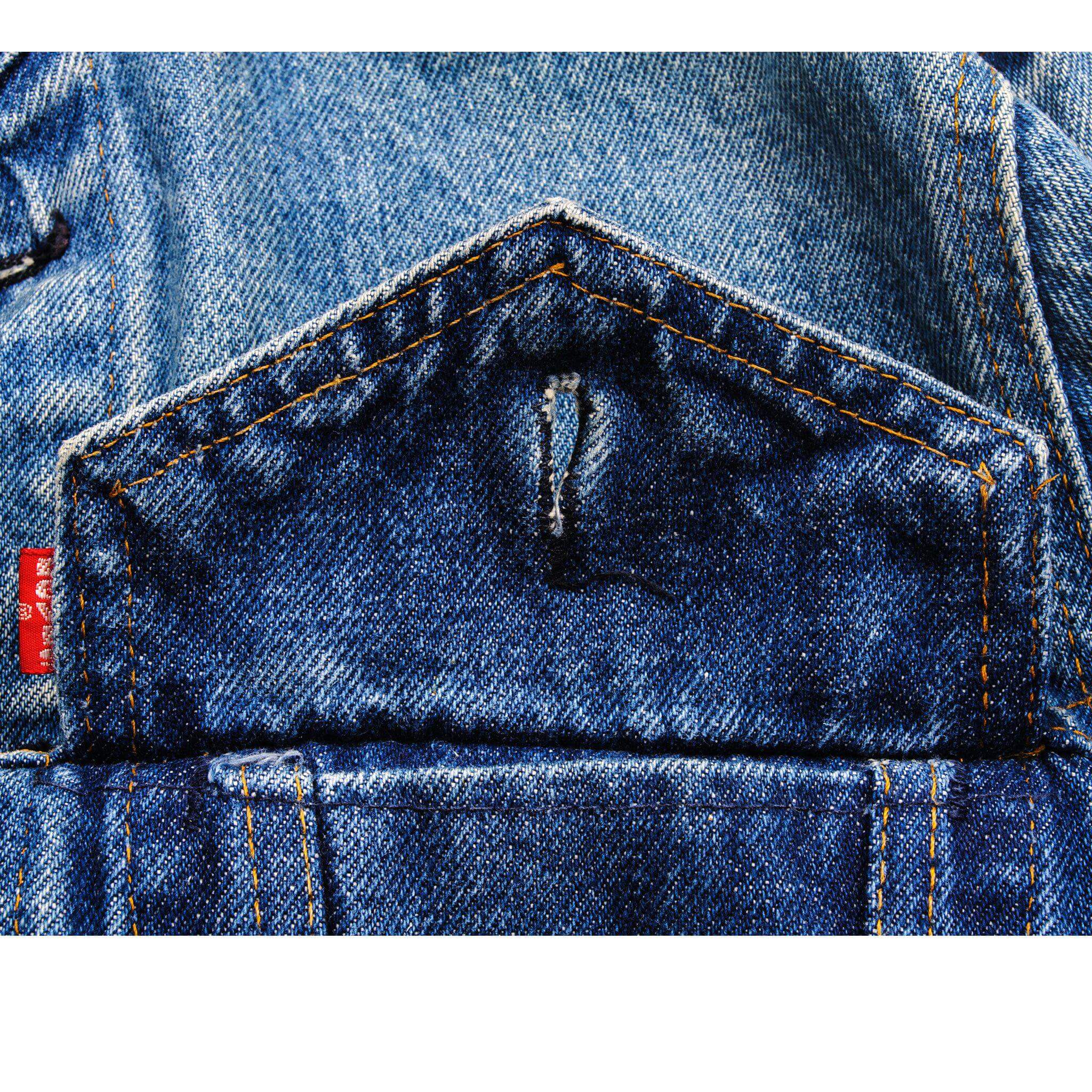 VINTAGE LEVIS JACKET SINGLE STITCH SIZE 36 MADE IN USA