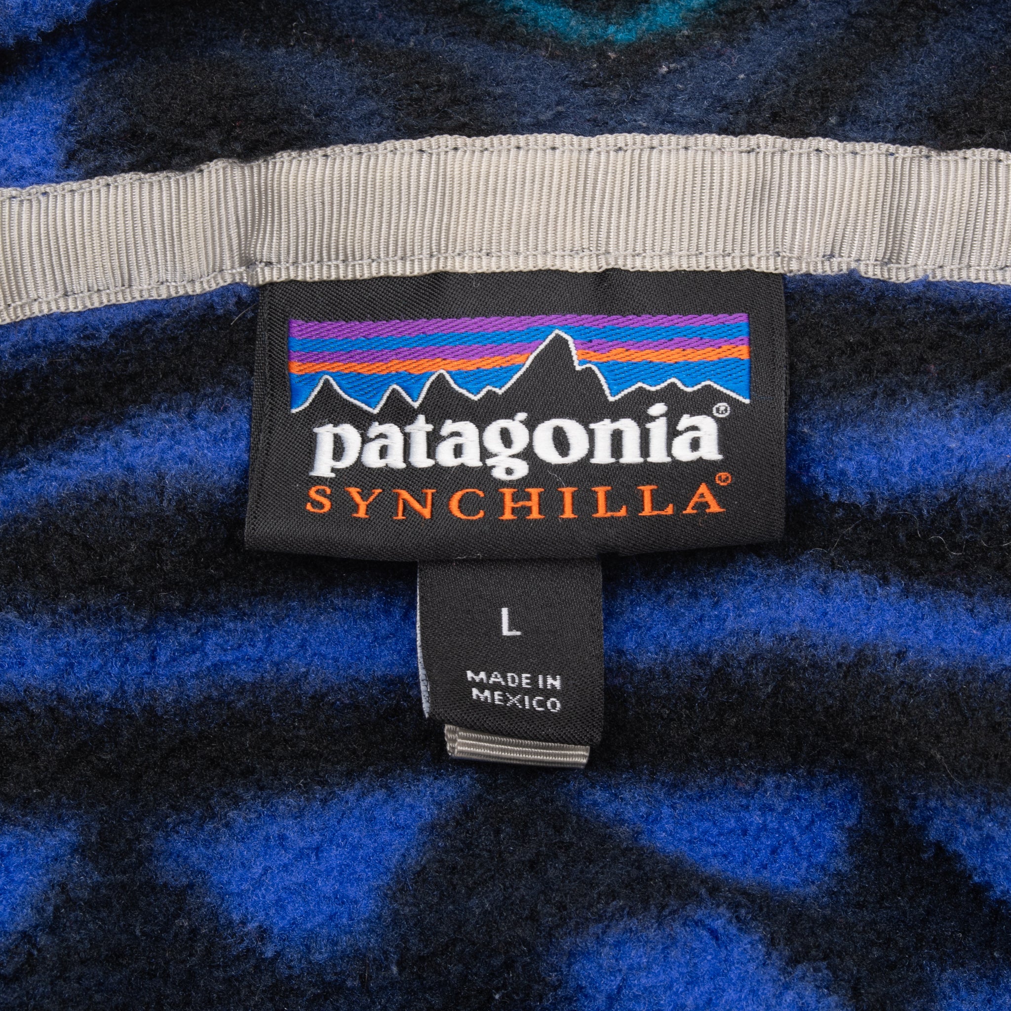 Vintage Patagonia Snap T Aztec Synchilla Fleece Pullover Jacket 2016 Size Large