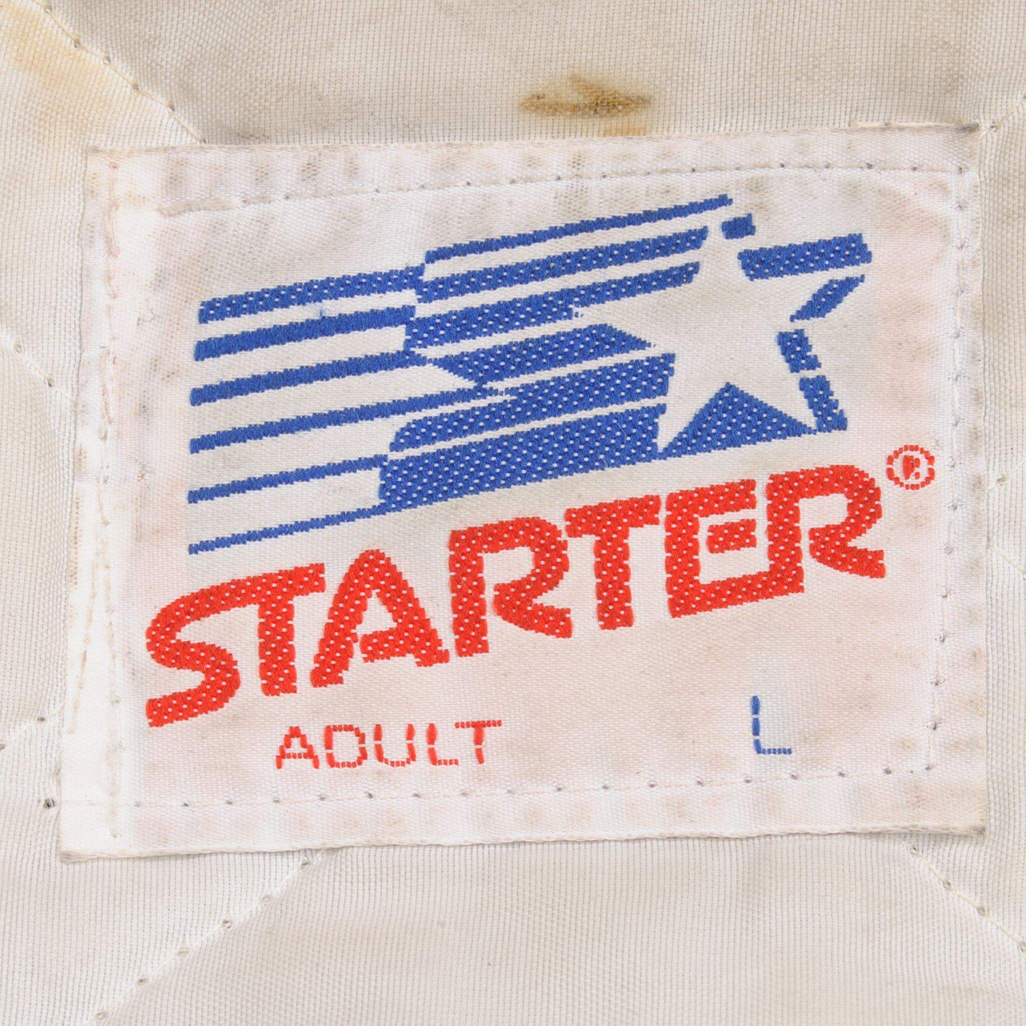 VINTAGE STARTER NFL RAIDERS JACKET SIZE LARGE MADE IN USA