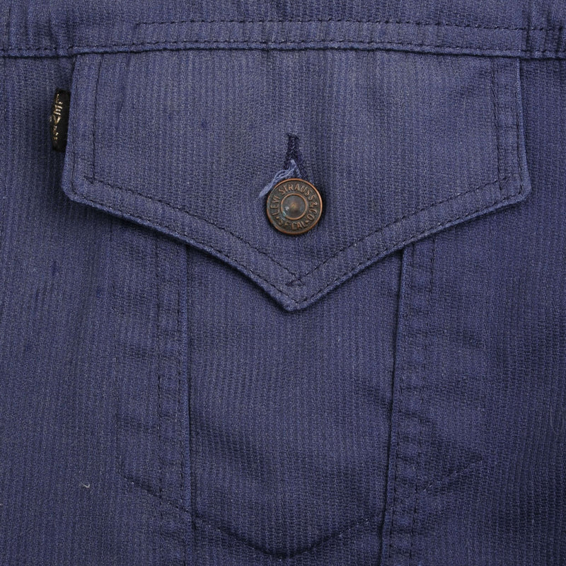 Vintage Levis Corduroy 2 Pocket Jacket Big E Size XL Back Botton #88