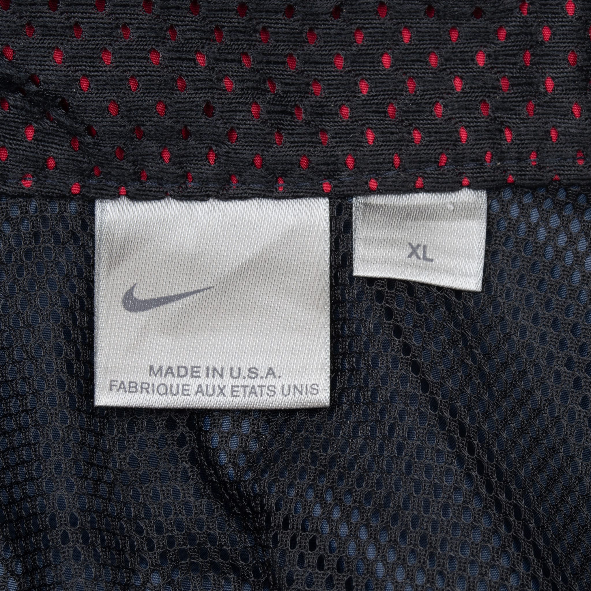 VINTAGE NIKE TEAM USA BLUE WINDBREAKER JACKET 2000S SIZE XL MADE IN USA