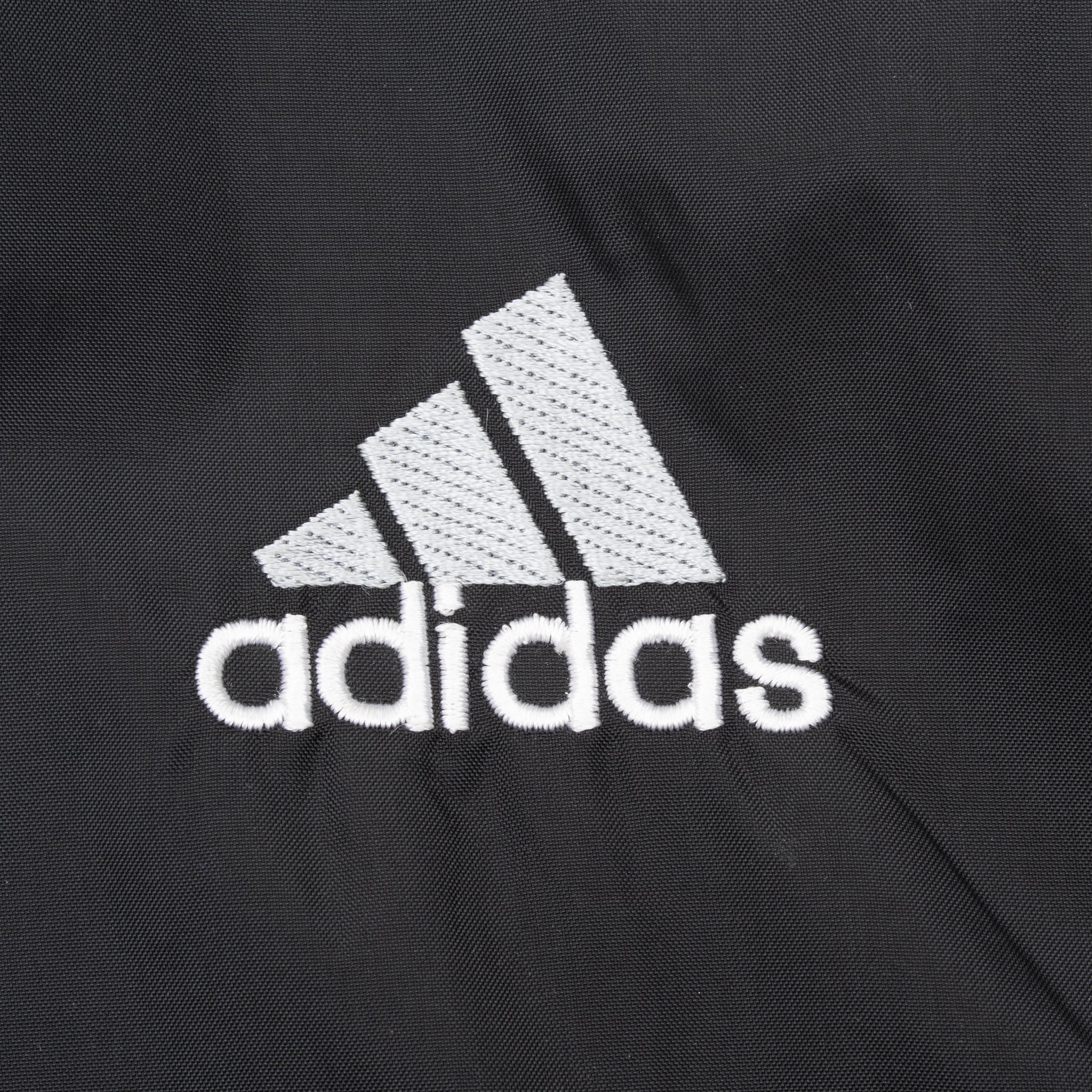 Vintage Adidas Black Windbreaker Jacket 1990S Size Medium
