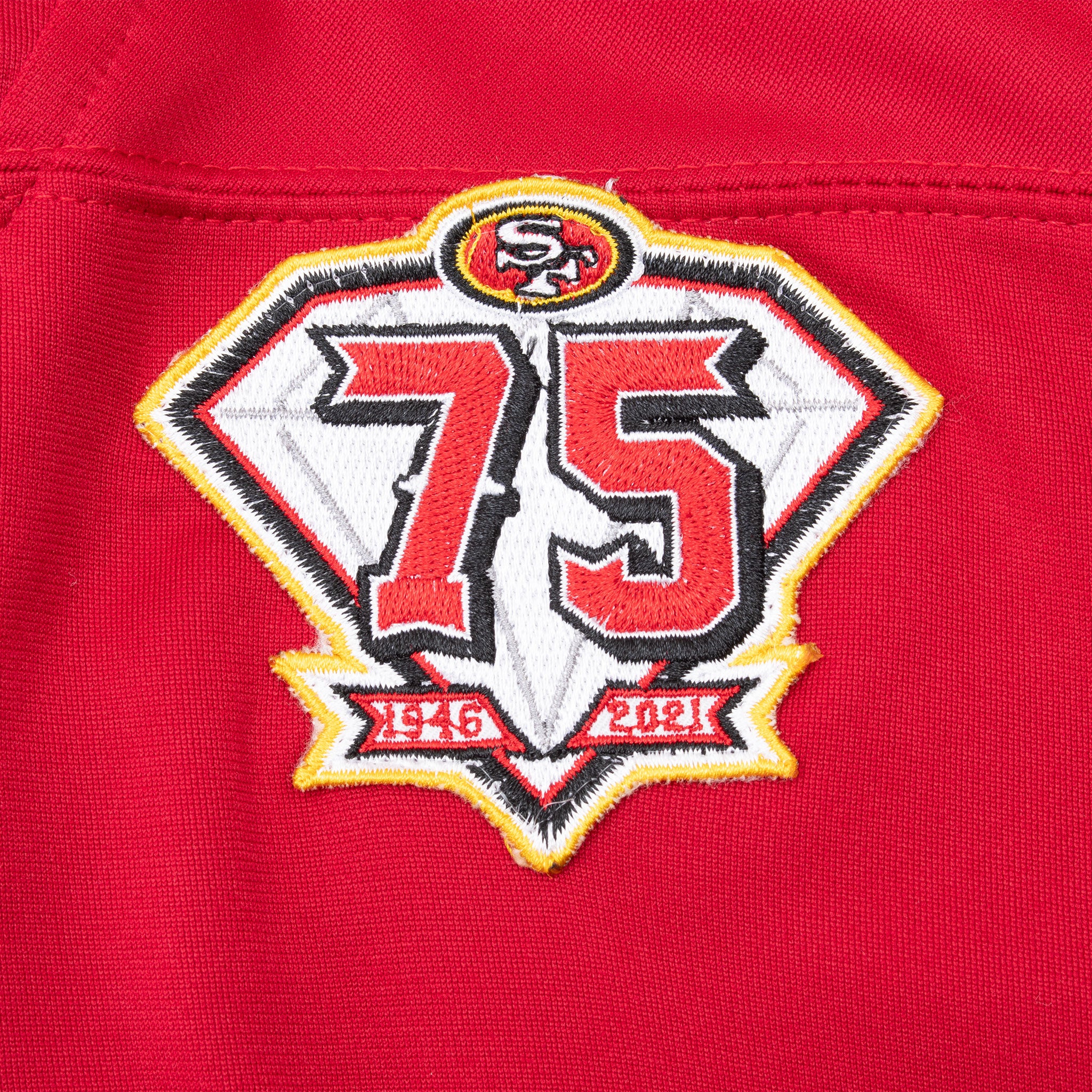 Vintage Nike Nfl San Francisco 49Ers 75TH Anniversary Samuel #19 Jersey Size Large Deadstock