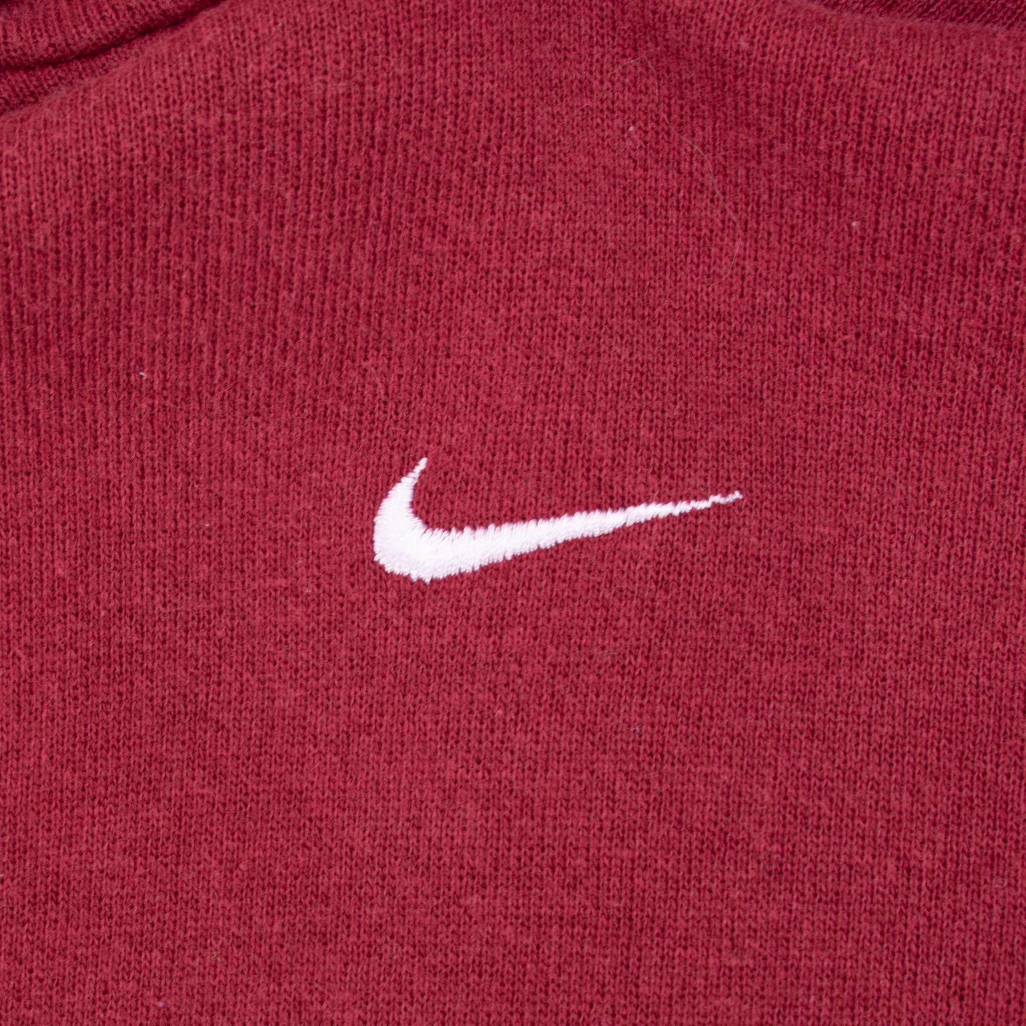 Vintage Nike Center Swoosh Travis Scott Red Hoodie Sweatshirt 2000S Size Large