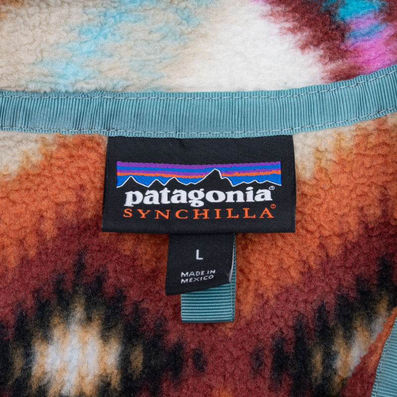 Vintage Patagonia Synchilla Snap T Monogram Fleece Pullover Size Large 2000S

RN51884

STY25455