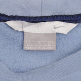 Vintage Nike Classic Swoosh Blue Crewneck Sweatshirt 2000S Size Large