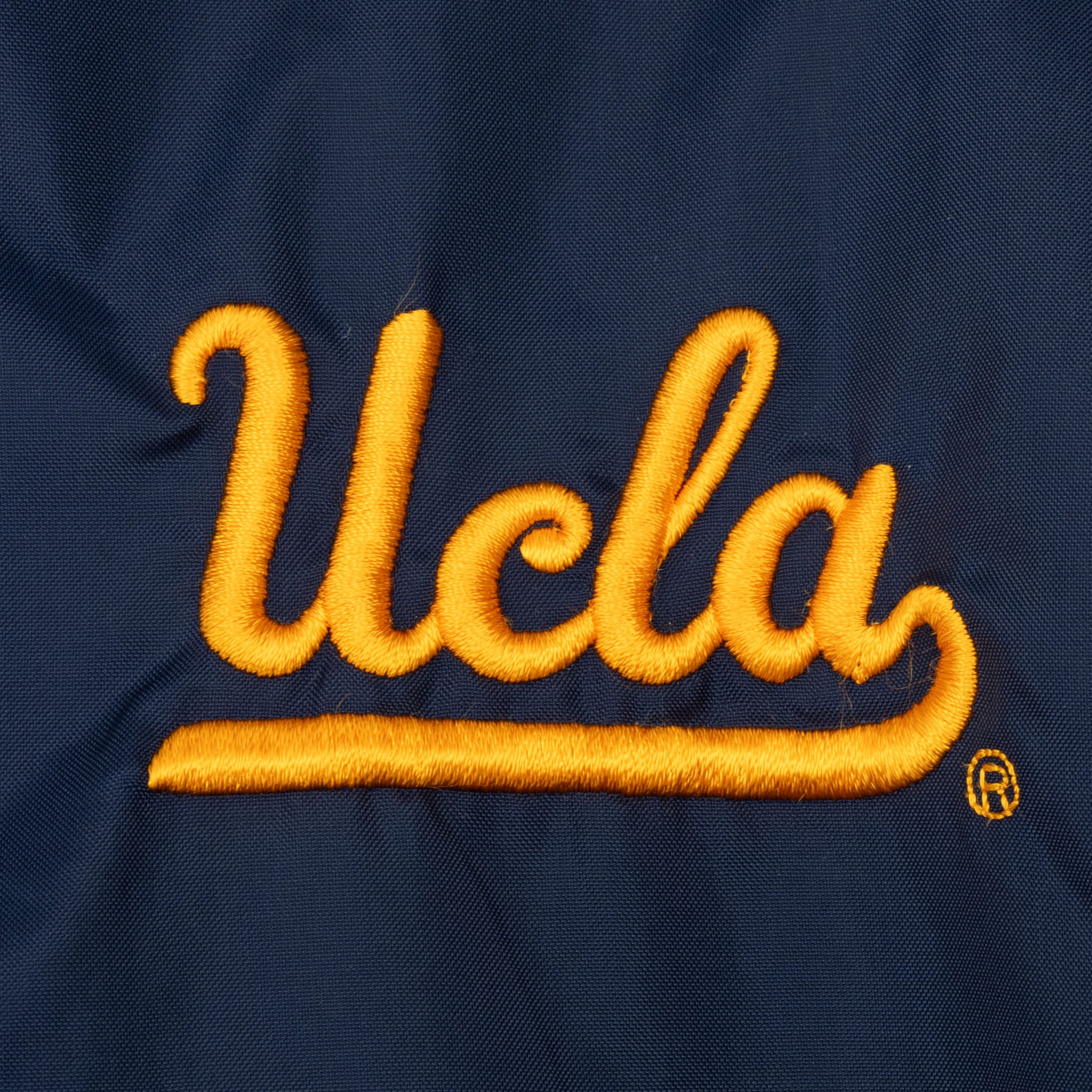 VINTAGE ADIDAS NCAA UCLA BLUE WINDBREAKER JACKET 1990S LARGE