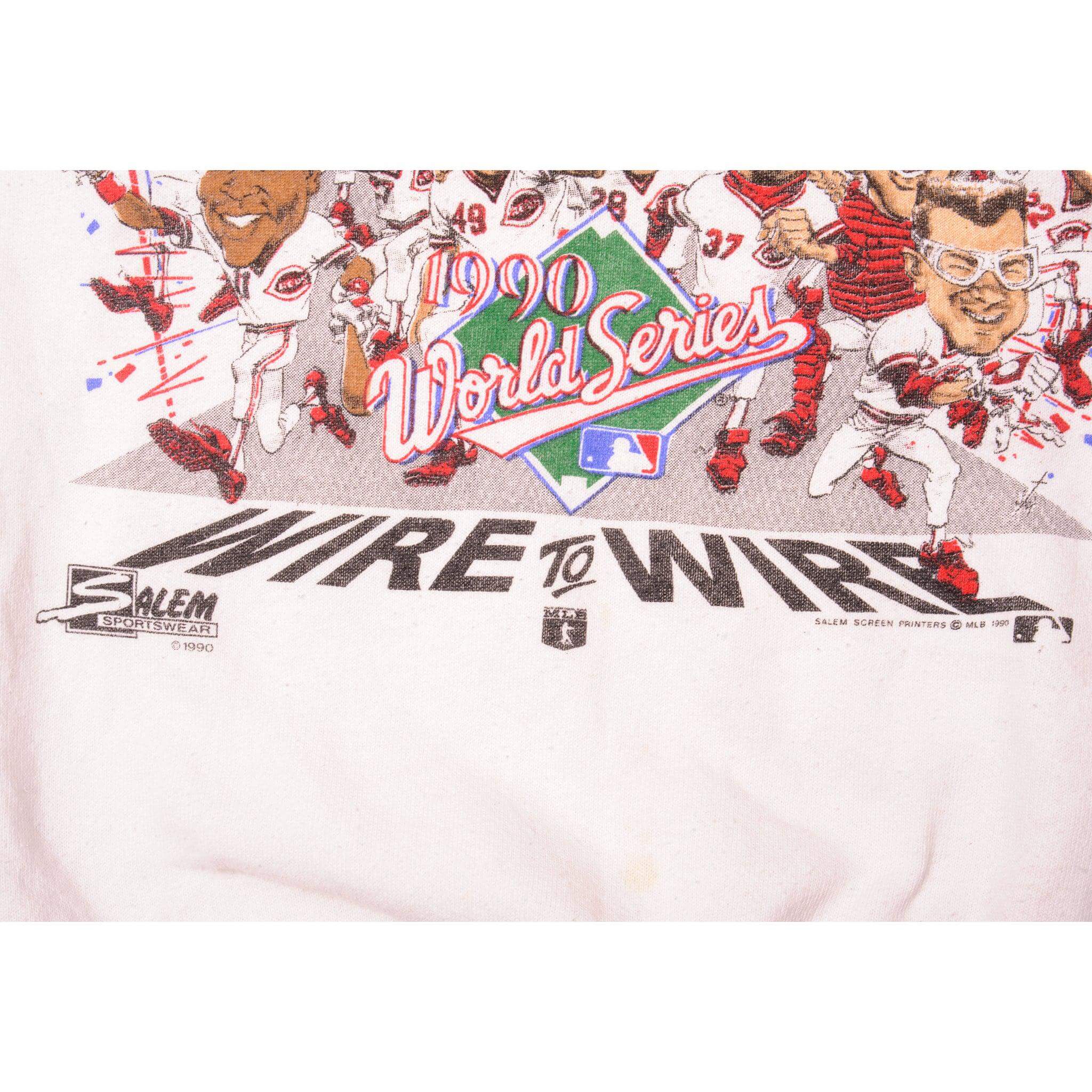 VINTAGE MLB CINCINNATI REDS SWEATSHIRT 1990 SIZE LARGE MADE IN USA