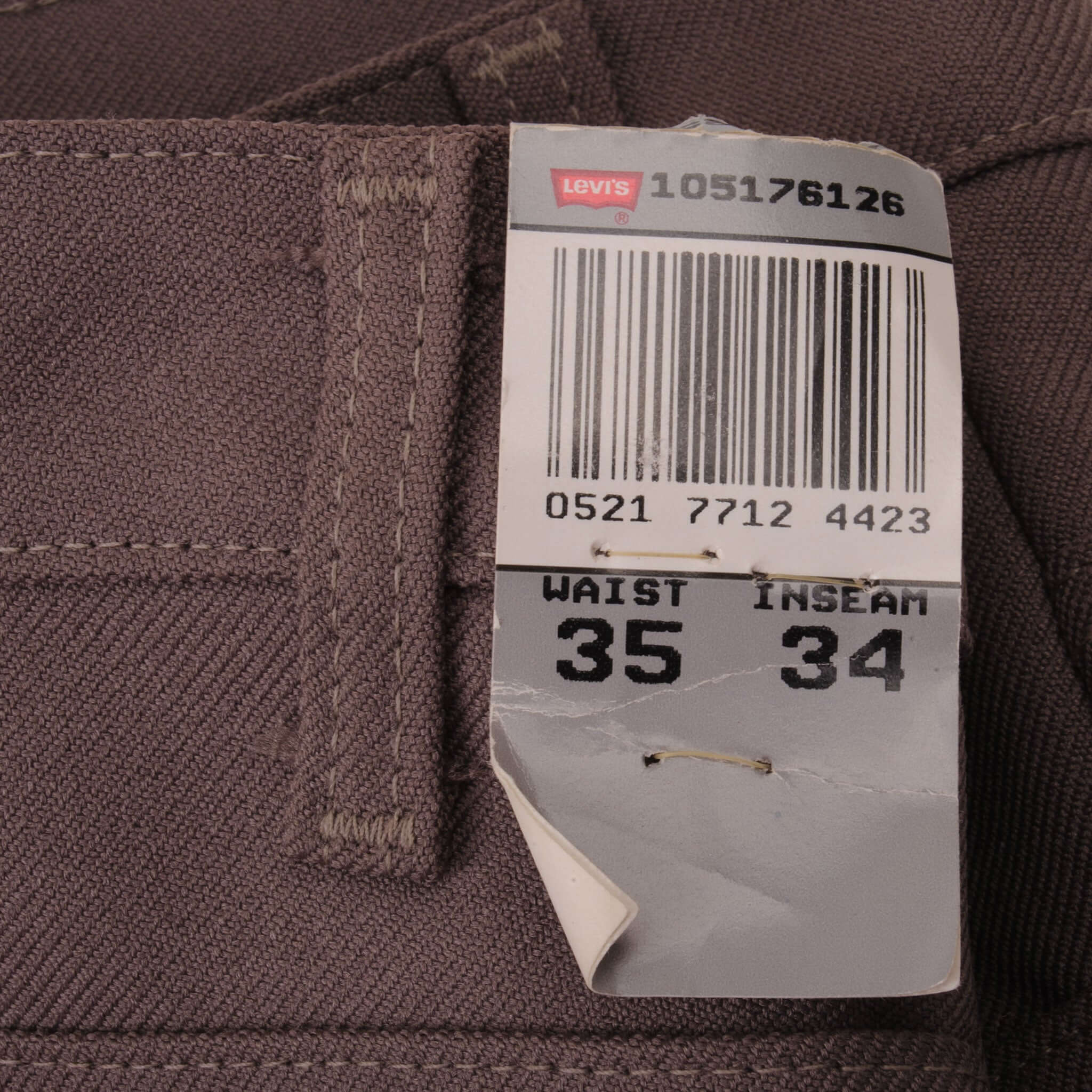 Vintage Levis Bootcut 517 Tex Twill Jeans Size 35X34 W35 L34 Made In Usa Deadstock  Size on Tag 35X34  Back Button #882