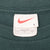 Vintage Nike Small Swoosh Embroidered Green Tee Shirt Late 1990s Size Large Made In USA