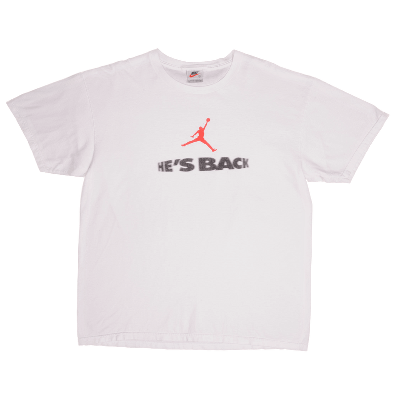 VINTAGE NIKE AIR JORDAN TEE SHIRT 1990S SIZE LARGE MADE IN USA