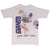 Vintage Nfl New York Giants All Over Print 1994 Tee Shirt Medium Made In USA With Single Stitch Sleeves
