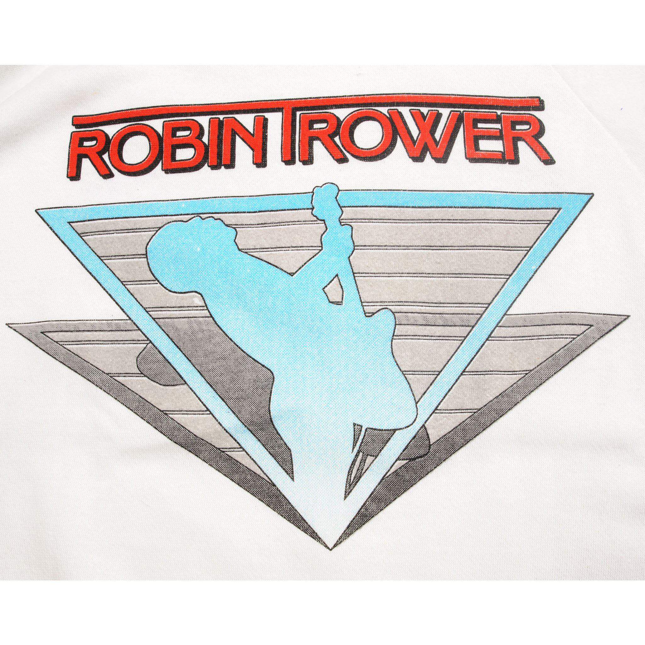 VINTAGE ROBIN TROWER TOUR '88 SWEATSHIRT SIZE XL MADE IN USA