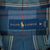 Vintage Ralph Lauren Teal Plaid Shirt Size Medium