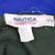VINTAGE NAUTICA COMPETITION GREEN QUARTER ZIP FLEECE JACKET 1990S MEDIUM