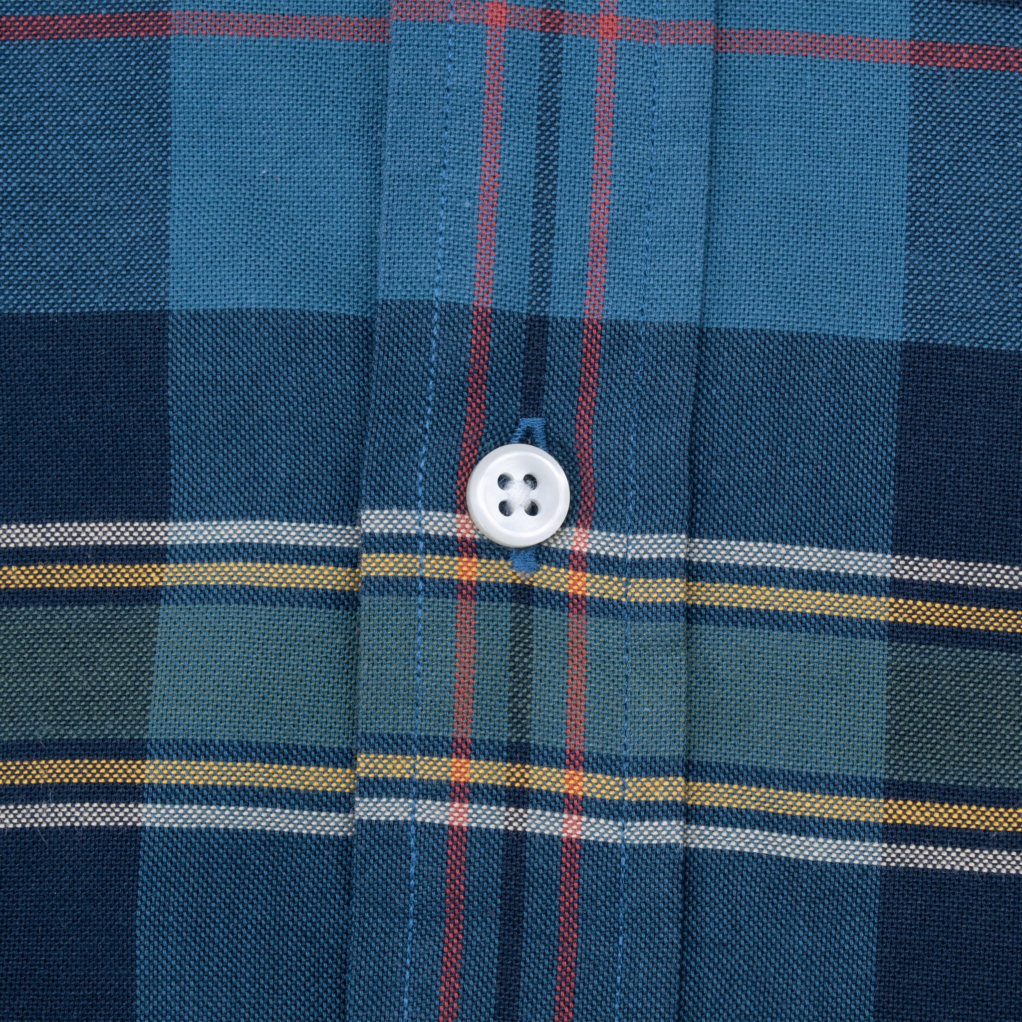 Vintage Ralph Lauren Teal Plaid Shirt Size Medium