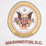 Vintage Hard Rock Cafe Washington Dc Tee Shirt Early 1990S Size Small Made In USA With Single Stitch Sleeves.