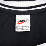 Vintage Nike Classic Swoosh Black Pullover Windbreaker Jacket 1990S Large