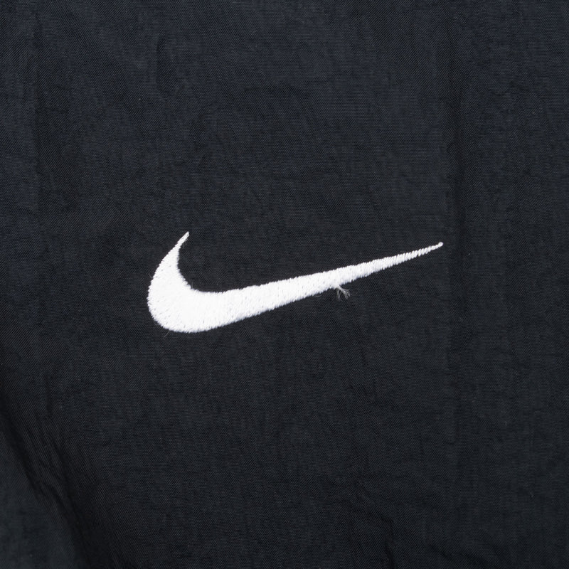 Vintage Nike Classic Swoosh Black Pullover Windbreaker Jacket 1990S Large