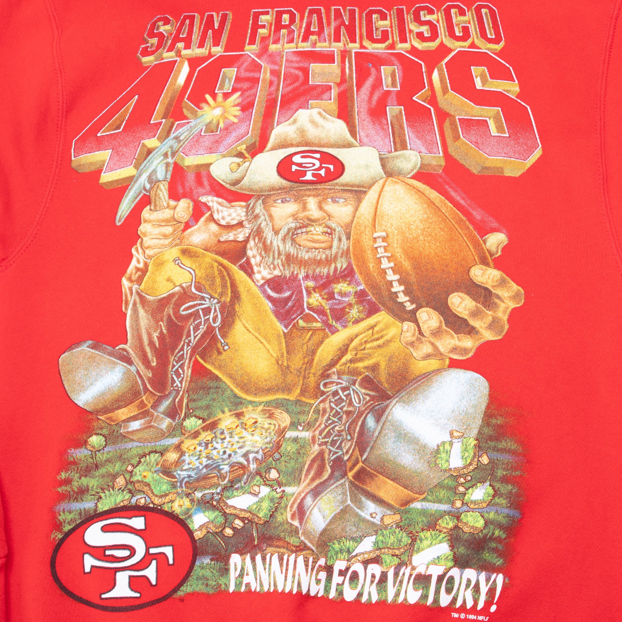 Vintage Nfl San Francisco 49Ers Pirate 1994 Sweatshirt Size Medium Made In Usa