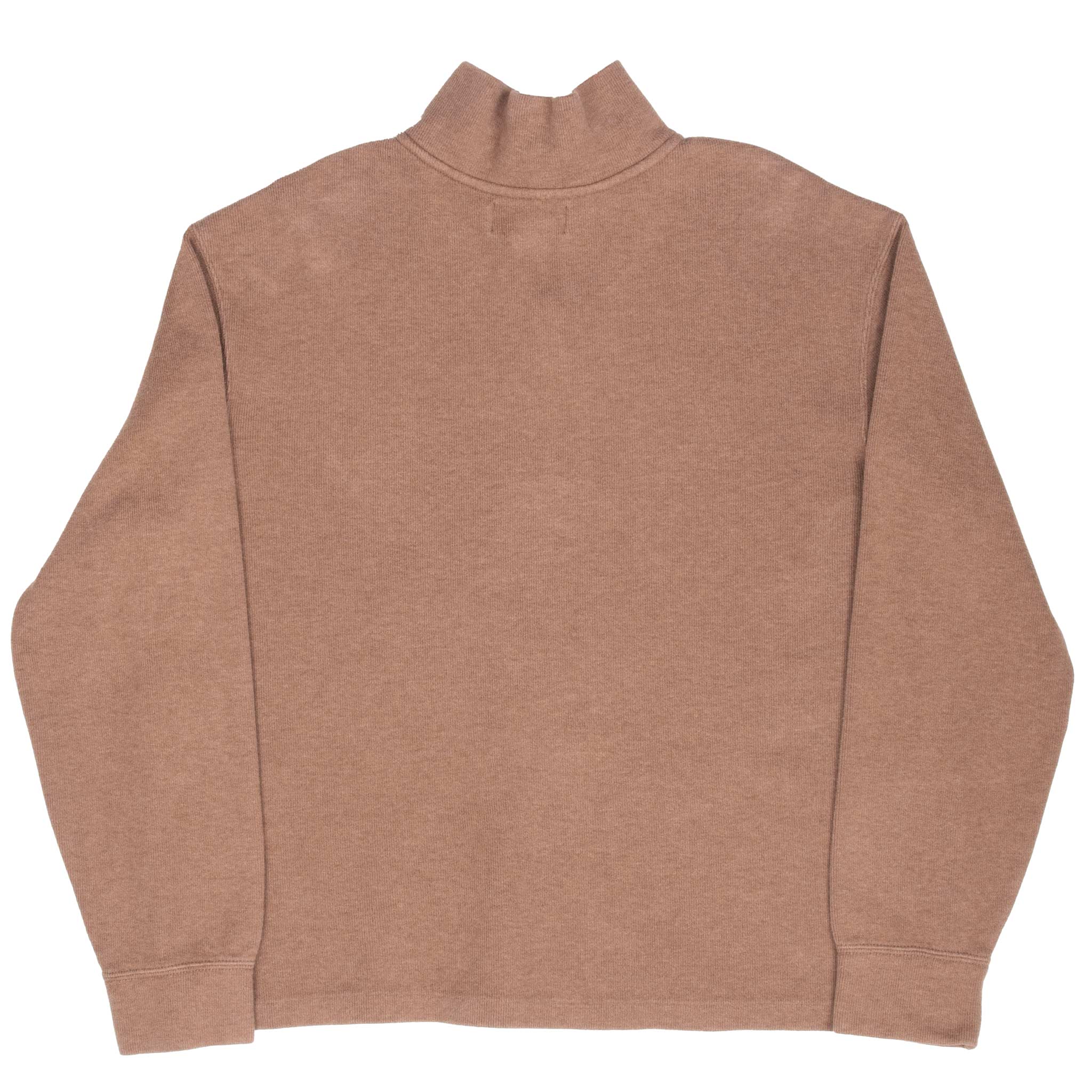 Vintage Polo Ralph Lauren Brown Quarter 1/4 Zip Sweater 1990S Size Large