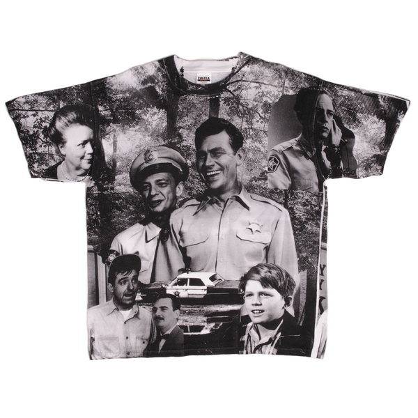 VINTAGE ALL OVER PRINT THE ANDY GRIFFITH SHOW TEE SHIRT 1992 SIZE 2XL