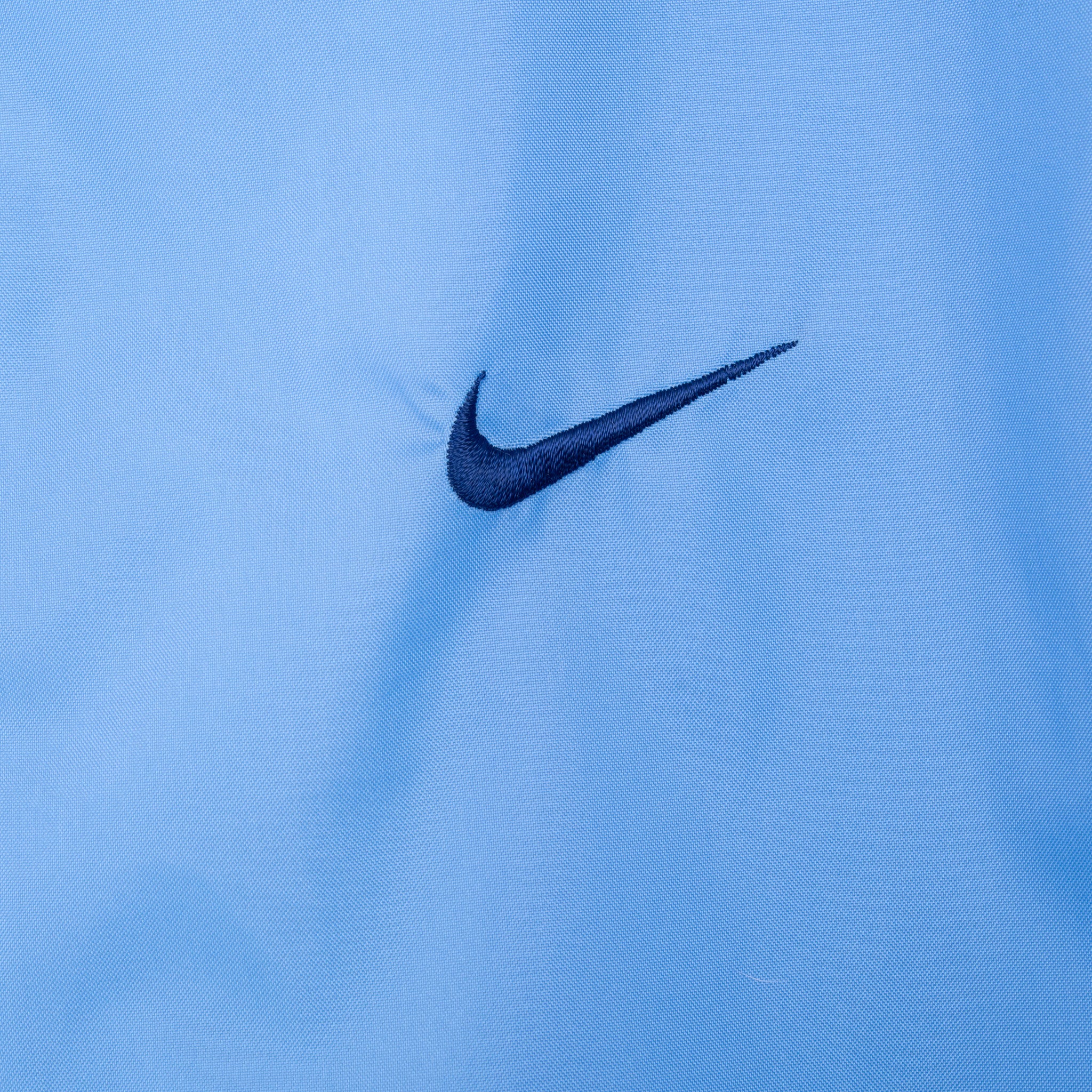 Vintage Nike Classic Swoosh Blue Windbreaker Jacket 1990S Size Large