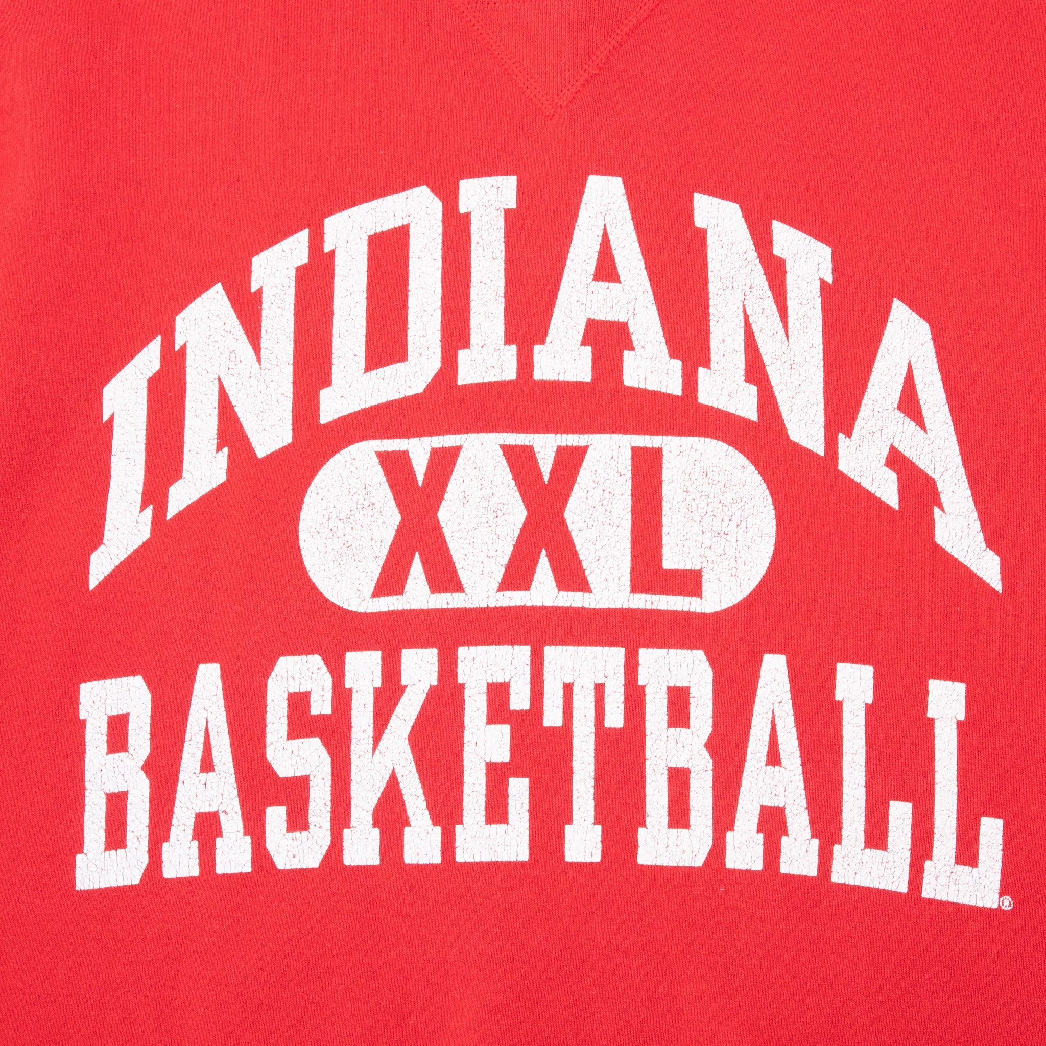 Vintage Ncaa Indiana University Basketball Russell Athletic Sweatshirt 1990S Size XL Made In Usa