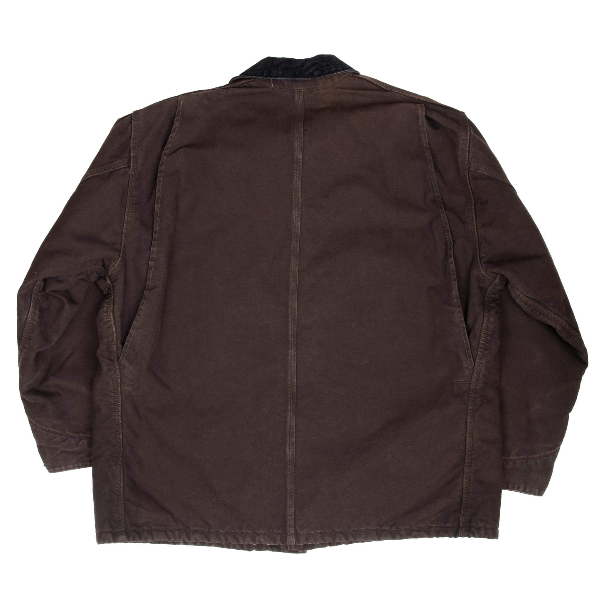 Vintage Carhartt Michigan Blanket Lined Dark Brown Jacket C02Dkb 2007 Size 2XL