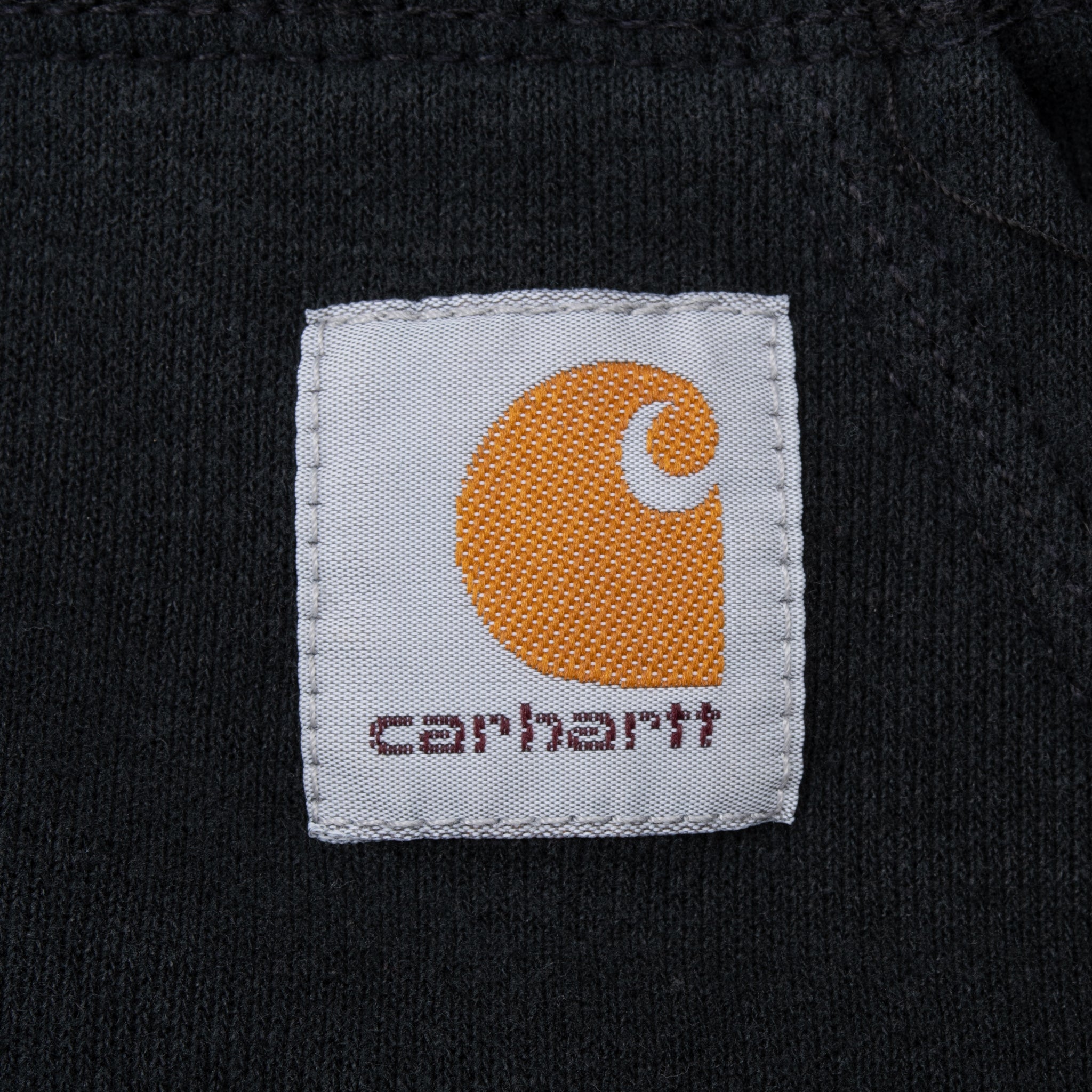 Vintage Carhartt Heavyweight Sherpa Lined Full Zip Black Hoodie Sweatshirt Size 2XL