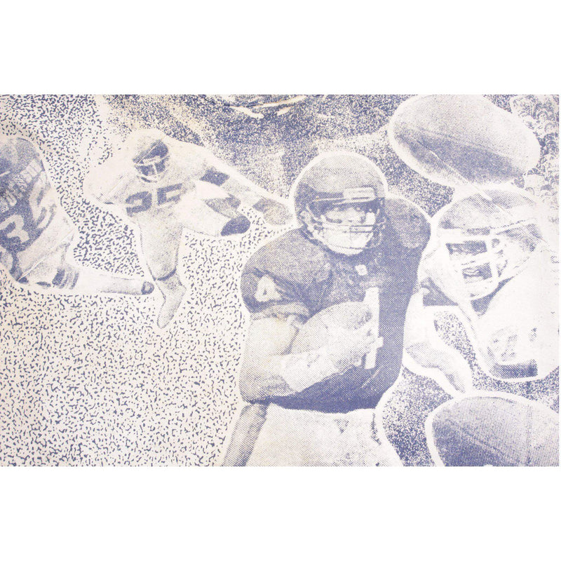 復古 NFL 布法羅鈔票全印花衛衣，尺寸 XL