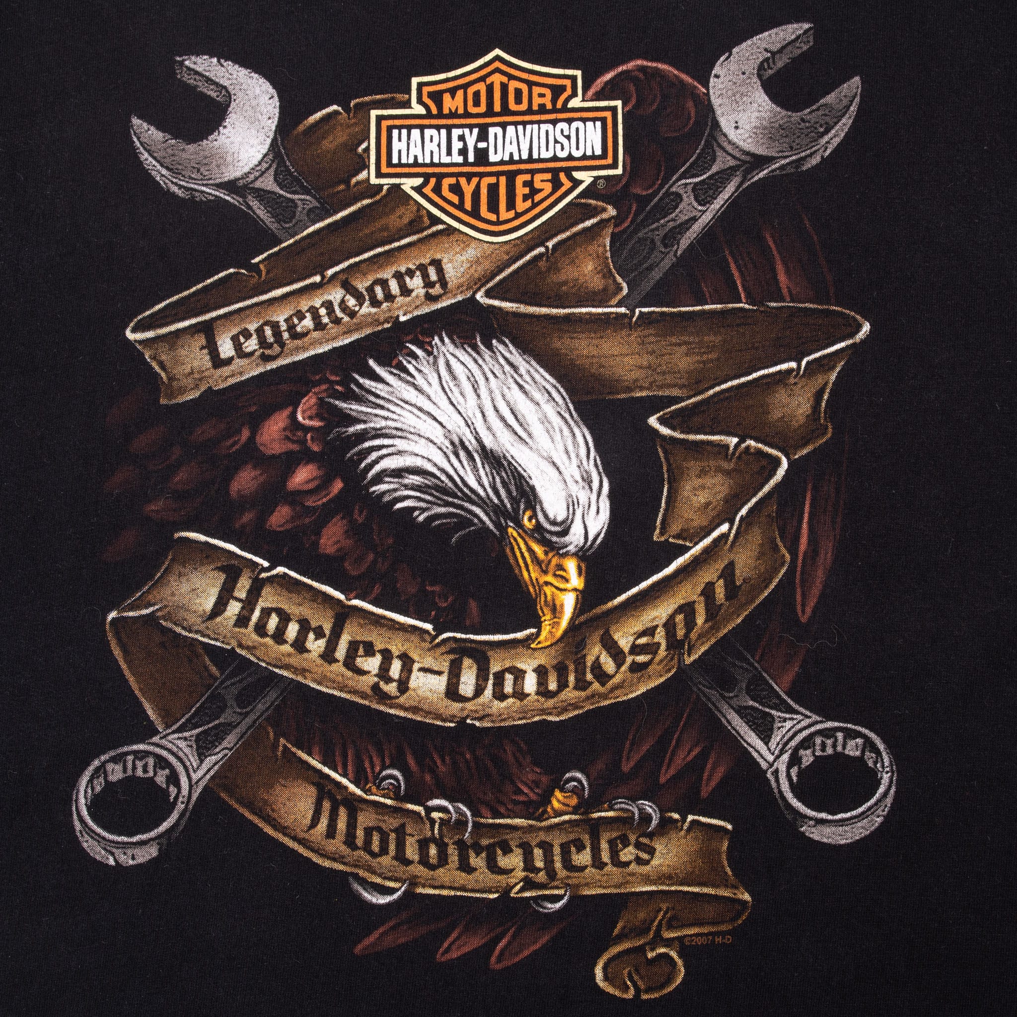 VINTAGE HARLEY DAVIDSON LAS VEGAS TEE SHIRT 2007 LARGE MADE IN USA