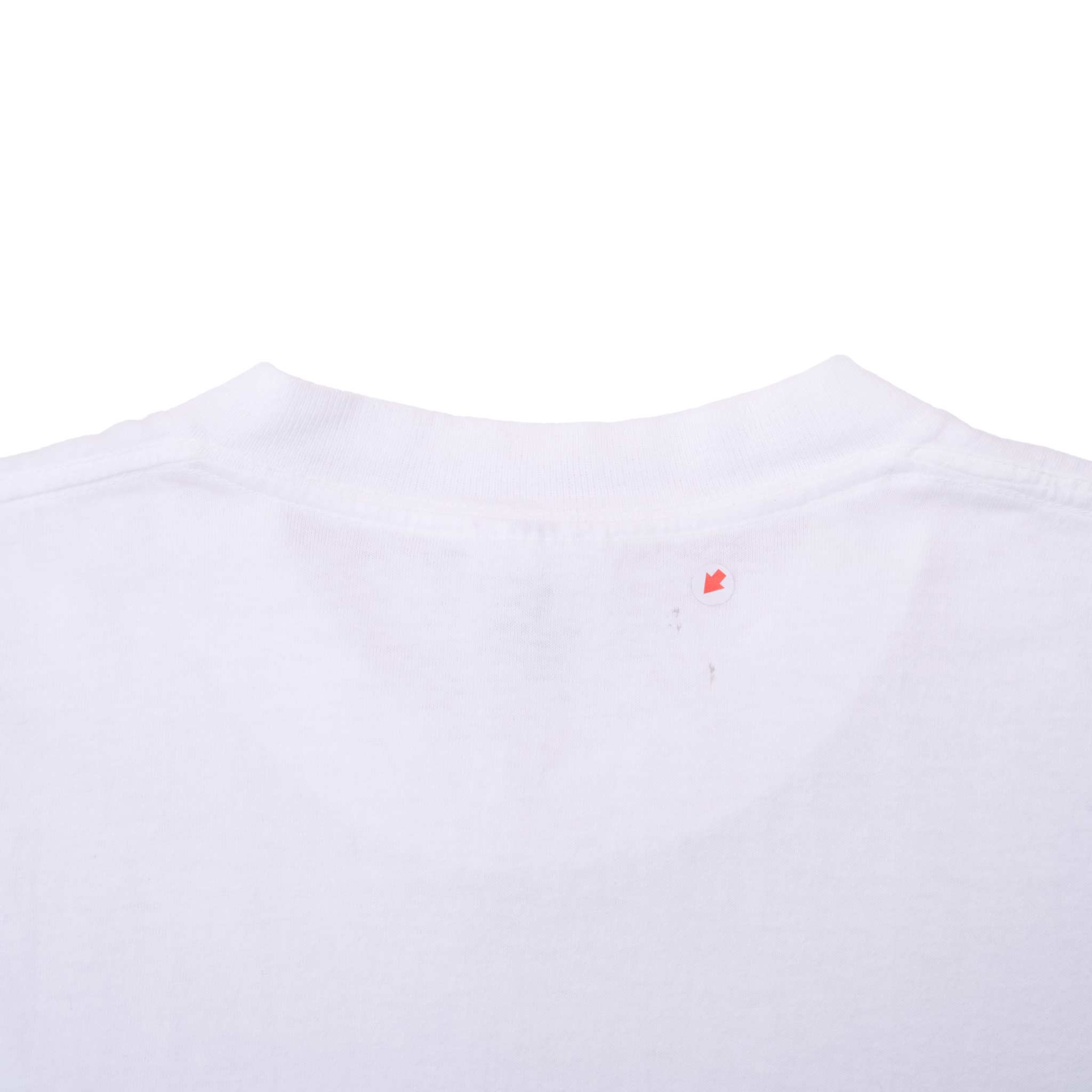 VINTAGE NIKE ALL OVER PRINT EARLY 1990S WHITE TEE SHIRT LARGE MADE IN USA