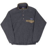 Vintage Patagonia Grey Olive Green Snap T Fleece Pullover Jacket 1990S Size Medium Made In USA

CUT 4421C

STYLE 25450