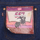 Vintage Levis 557 For Cowboys Jeans Size 35X36 W35 L36 Made In USA Deadstock  Size On Tag 35X36  Back Button #549