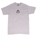 Vintage Stussy Dragon Grey Tee Shirt 1990S Size Large Made In Usa With Single Stitch Sleeves