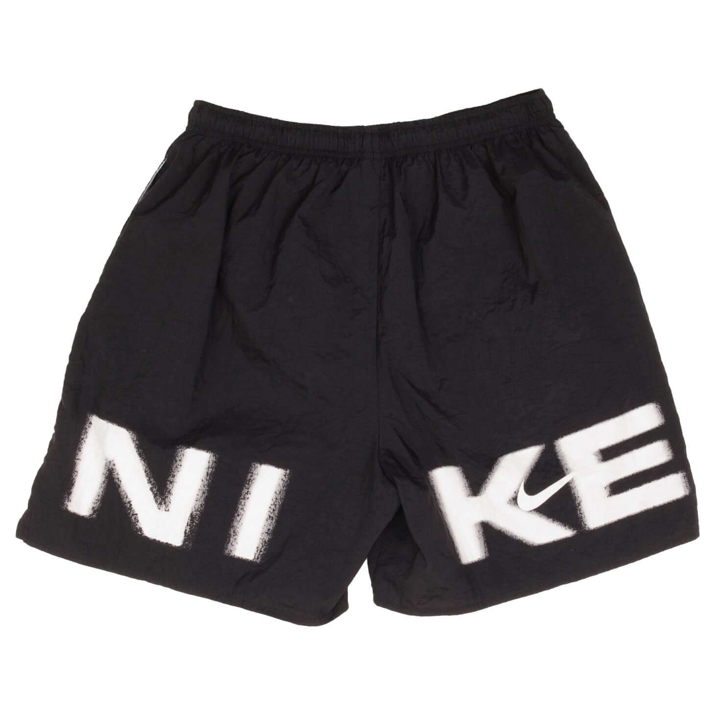Vintage Nike Spell out Swimming Shorts 1990s Size Medium