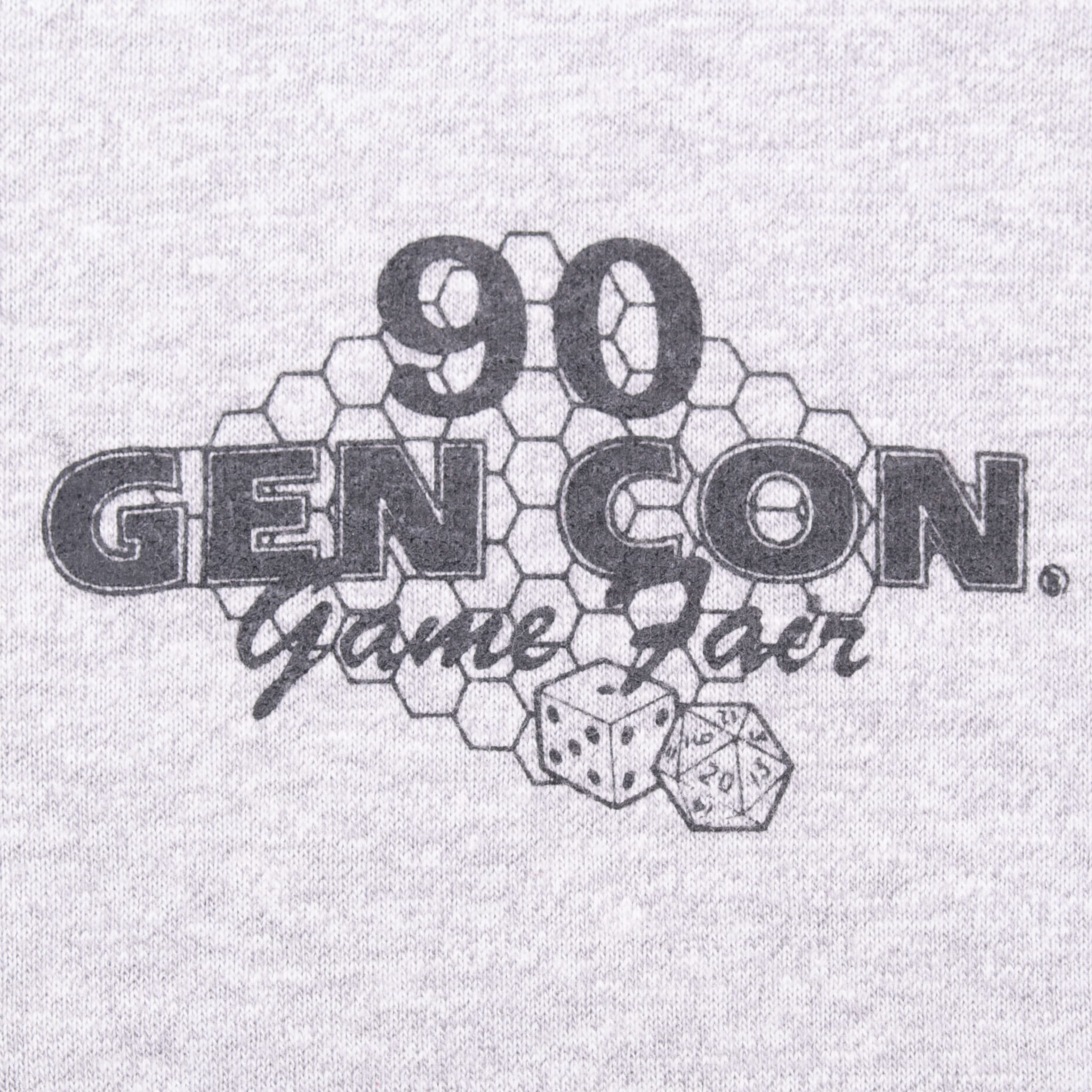 VINTAGE GEN CON 1990 GAME FAIR MILWAUKEE WISCONSIN TEE SHIRT MEDIUM MADE IN USA
