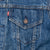 Vintage Levis Type 3 Denim Jacket 4 Pockets 70506 0214 1980S Size 44R Made In Usa With A Medium Wash