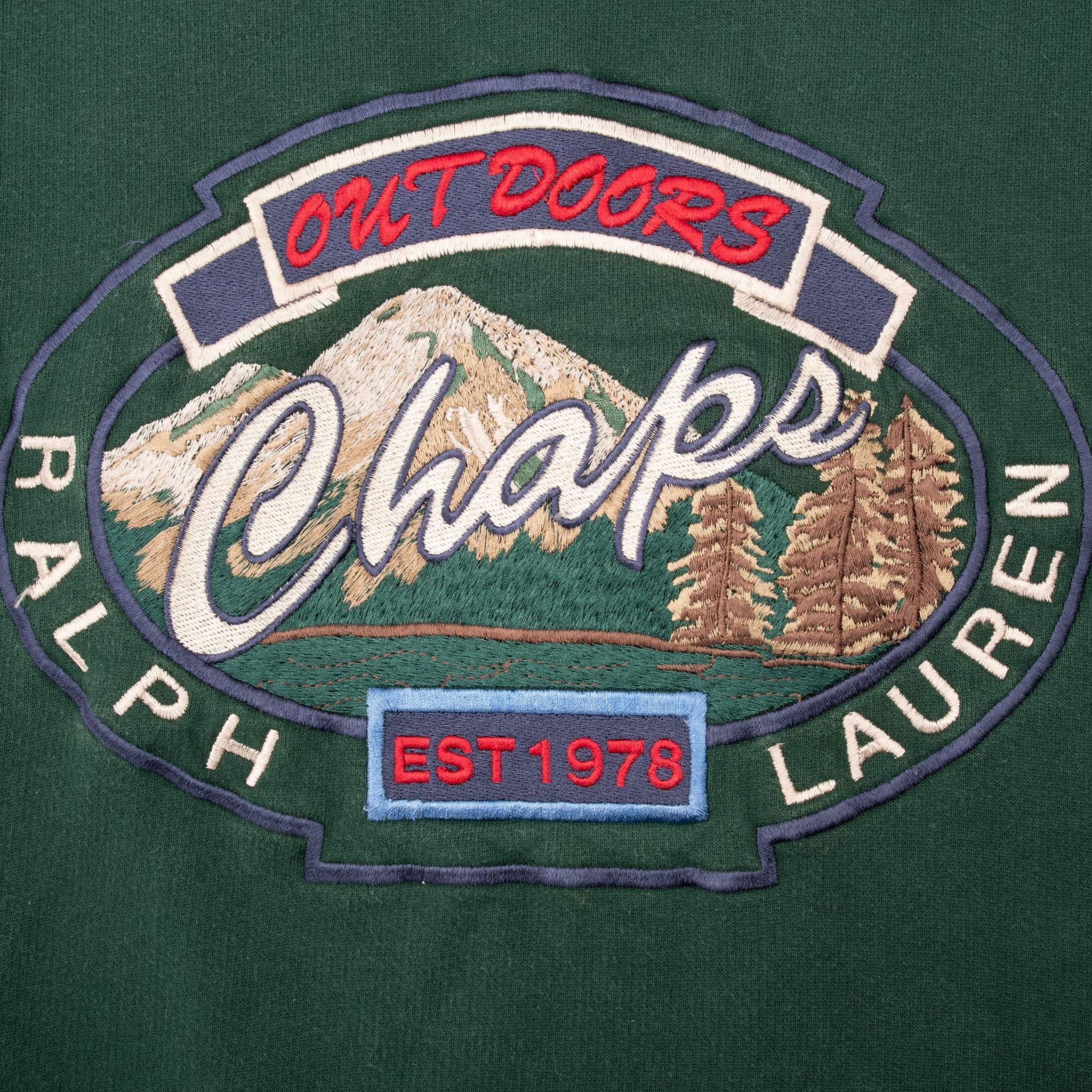 Vintage Chaps Ralph Lauren Outdoors Sweatshirt Size XL 1990S Made In Usa