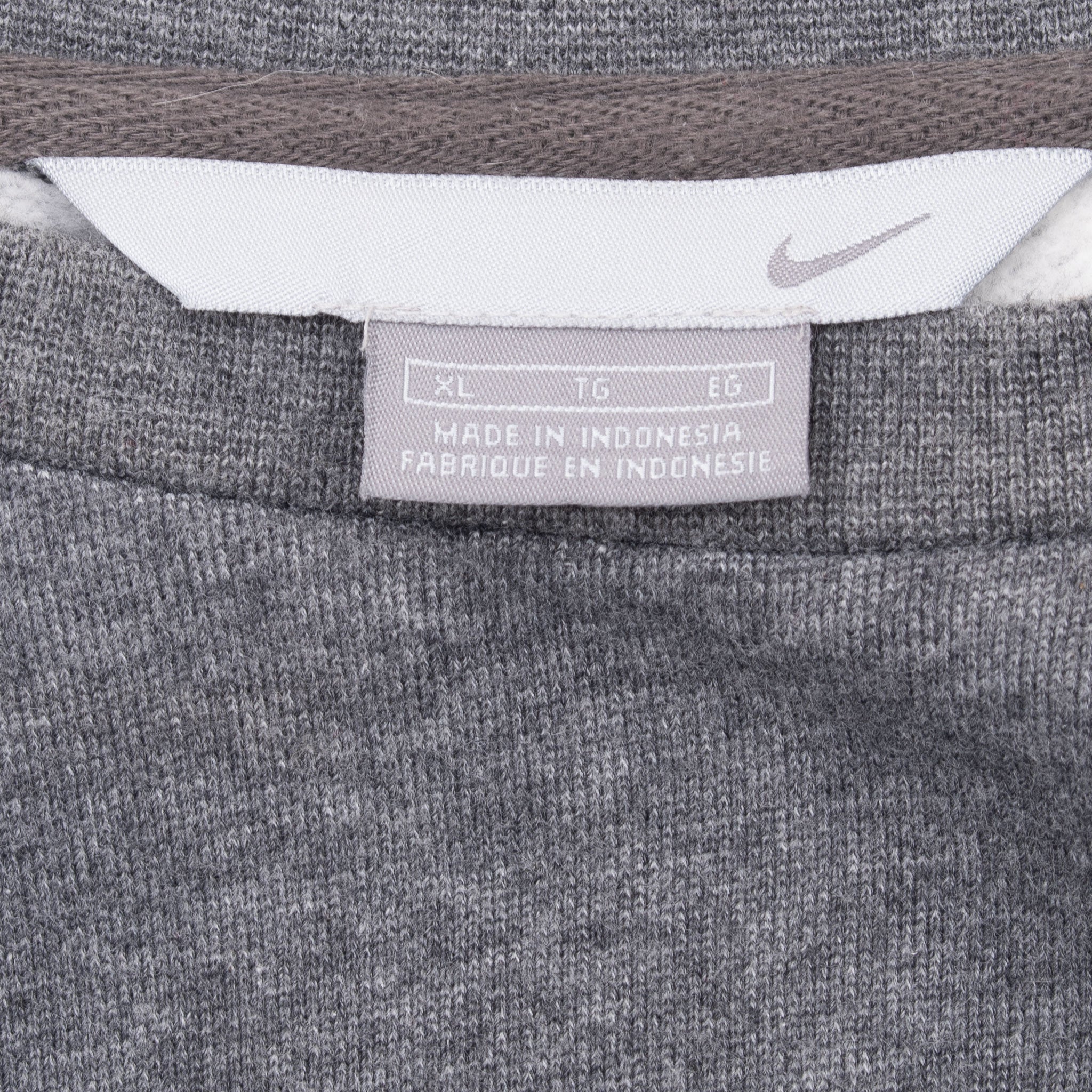 VINTAGE NIKE CLASSIC SWOOSH DARK GREY SWEATSHIRT 2000S XL