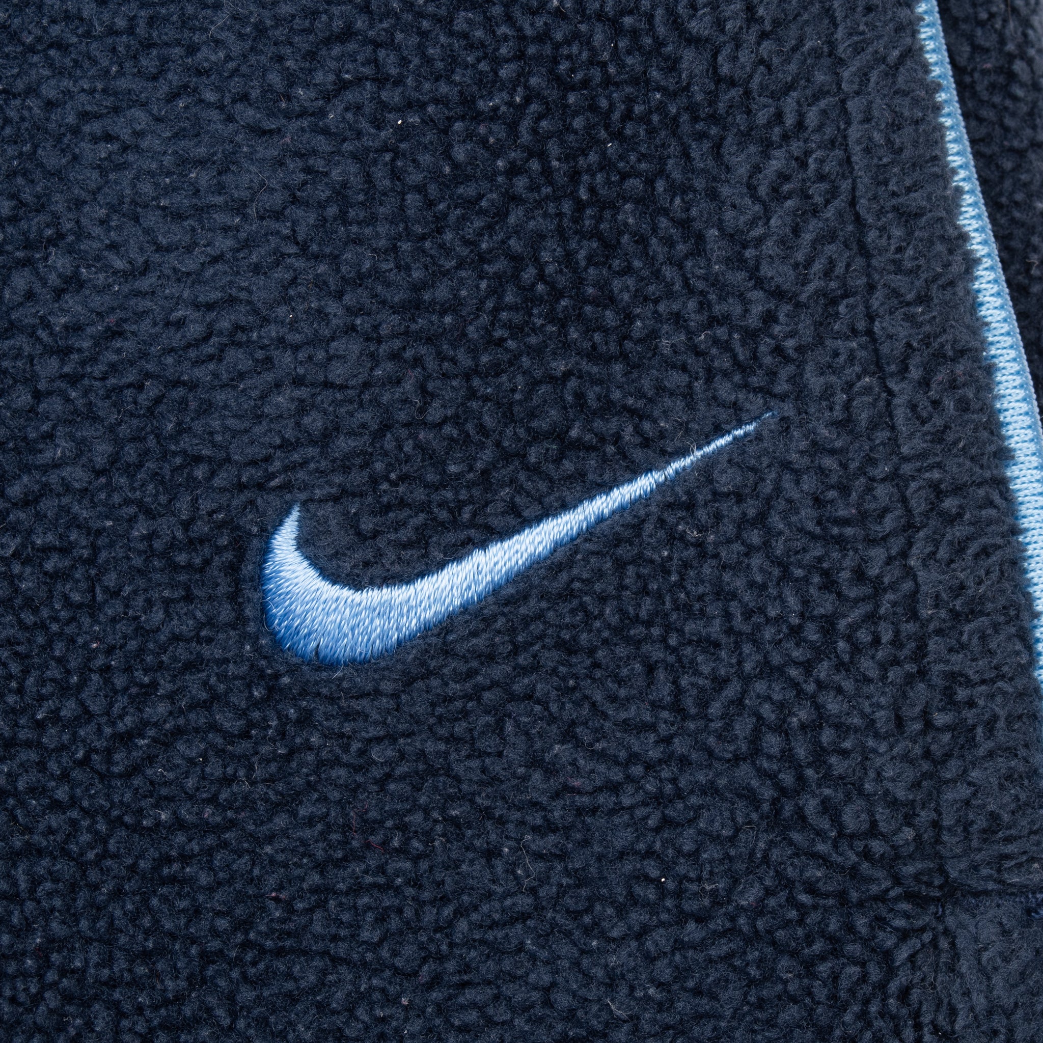 VINTAGE NIKE BIG SWOOSH BLUE FLEECE TRACK SUIT SWEATSHIRT SWEATPANTS 2000S XL