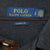 VINTAGE RALPH LAUREN DARK GREY LONG SLEEVE POLO SHIRT LARGE