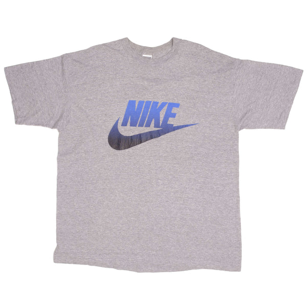 CAMISETA VINTAGE NIKE SWOOSH DE FINALES DE LA DÉCADA DE 1980, TALLA 2XL, FABRICADA EN EE. UU.