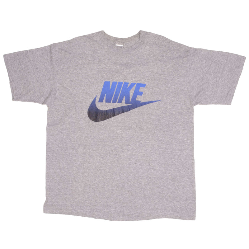 VINTAGE NIKE SWOOSH TEE SHIRT LATE 1980S SIZE 2XL MADE IN USA