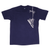 Vintage Blue Nike Air Jordan Tee Shirt 1980S Size Large Made In USA With Single Stitch Sleeves
