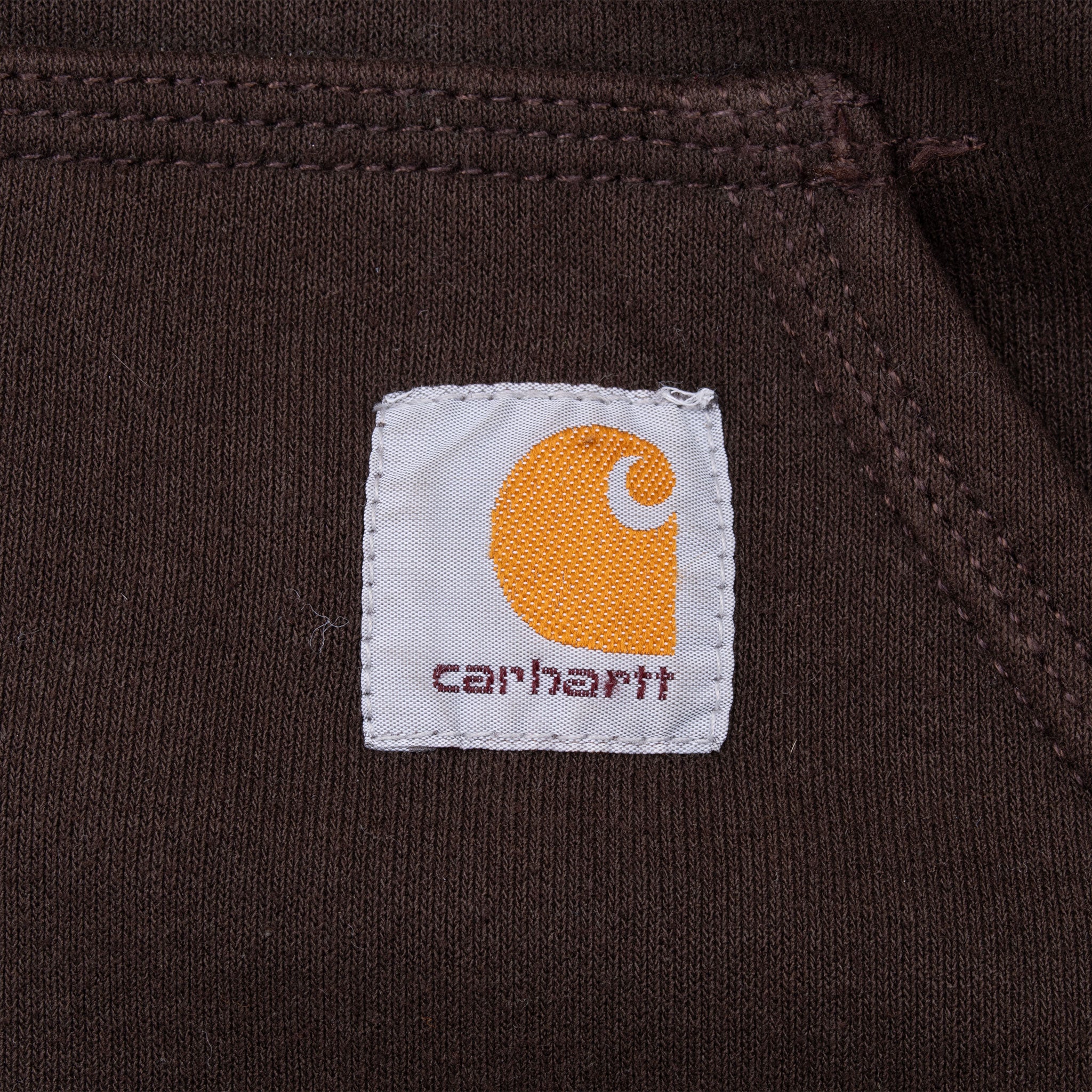 Vintage Carhartt Heavyweight Full Zip Brown Hoodie Sweatshirt Size 2XL