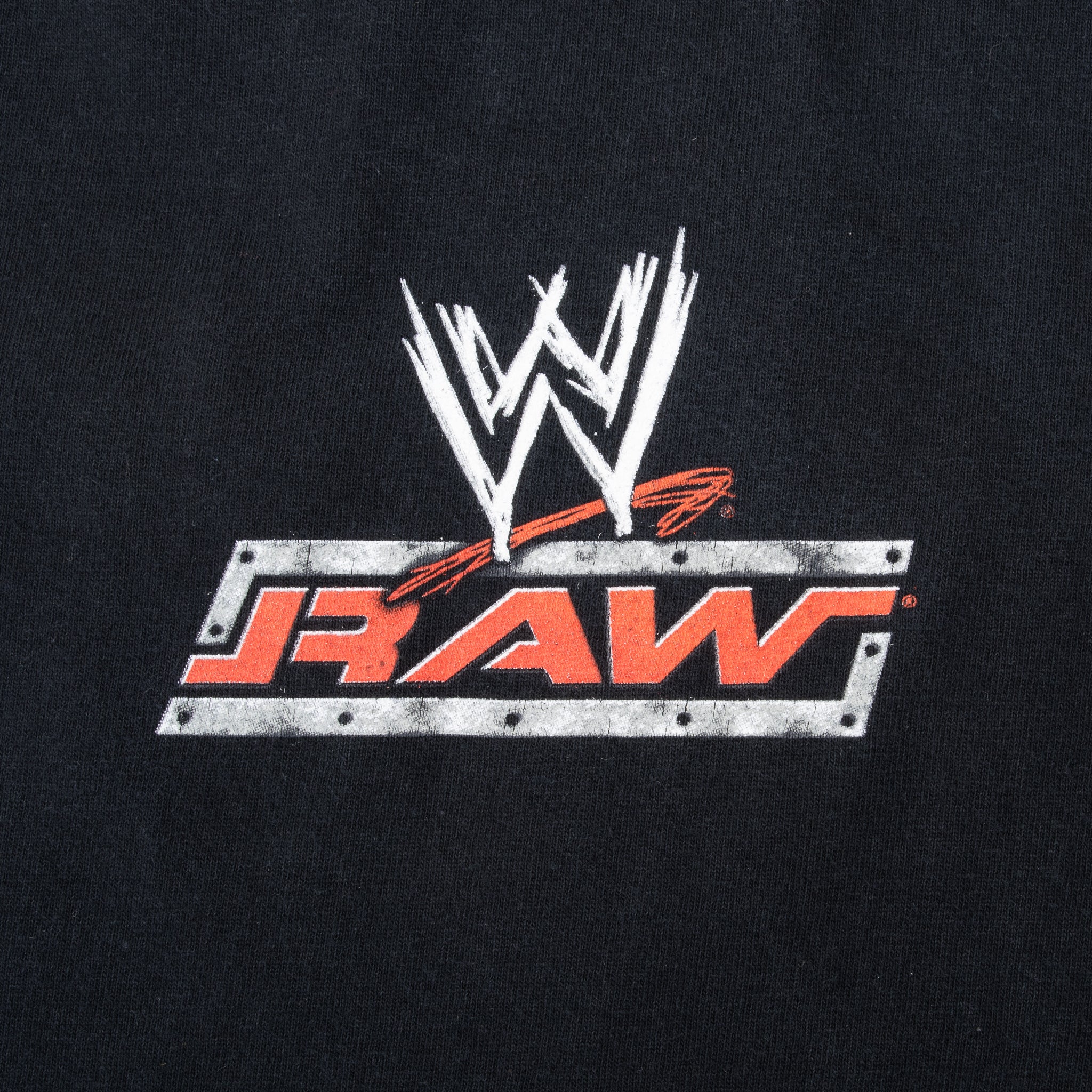 Vintage Wwe Raw John Cena Edge Kane Randy Orton Triple H Wrestling Tee Shirt 2002 Size XL